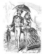 A couple on the sands 1865 | Margate History